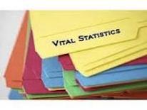 Vital statistics folder Vital statistics folder